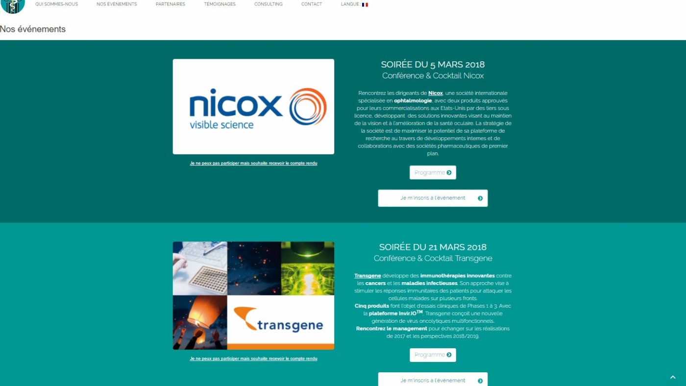Capture Biotech Agora Nicox Transgene