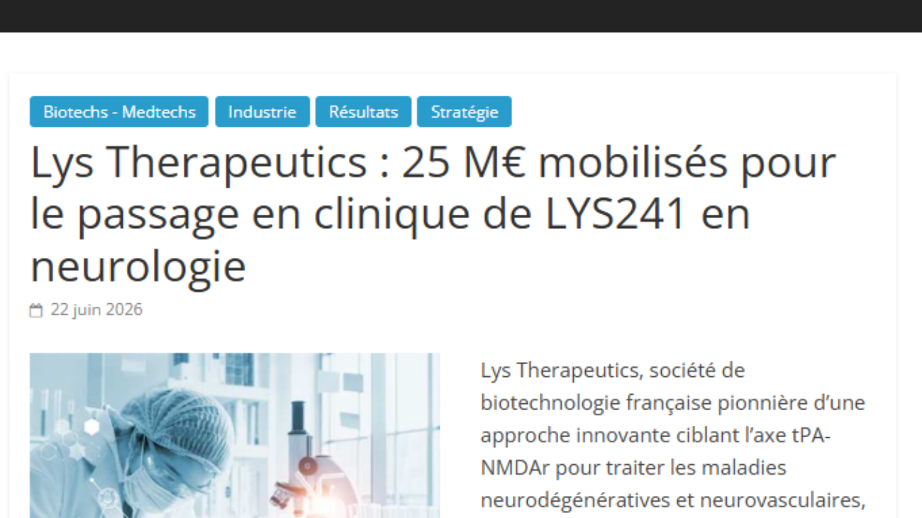 Lys MyPharma 25ME